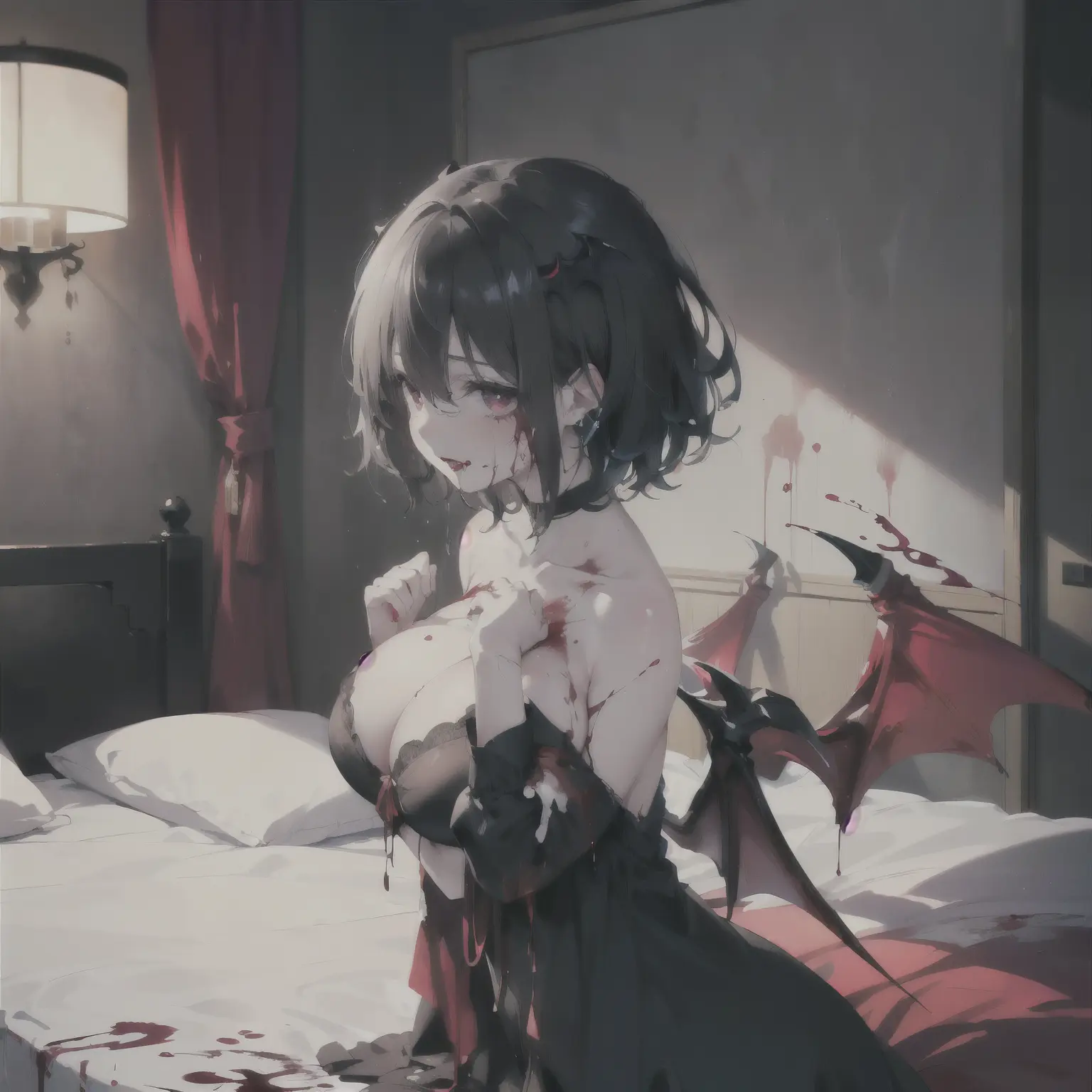 Formerterror의 体が壊れかけている本当は最強の吸血鬼