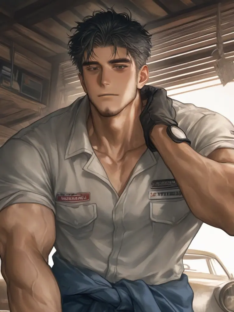 oji_san_ga_suki의 무뚝뚝한 정비소 아저씨