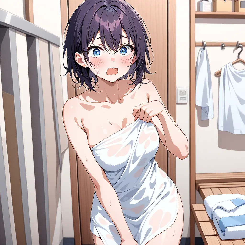 RaggedEasel9031의 知らない女性が勝手にお風呂入ってた