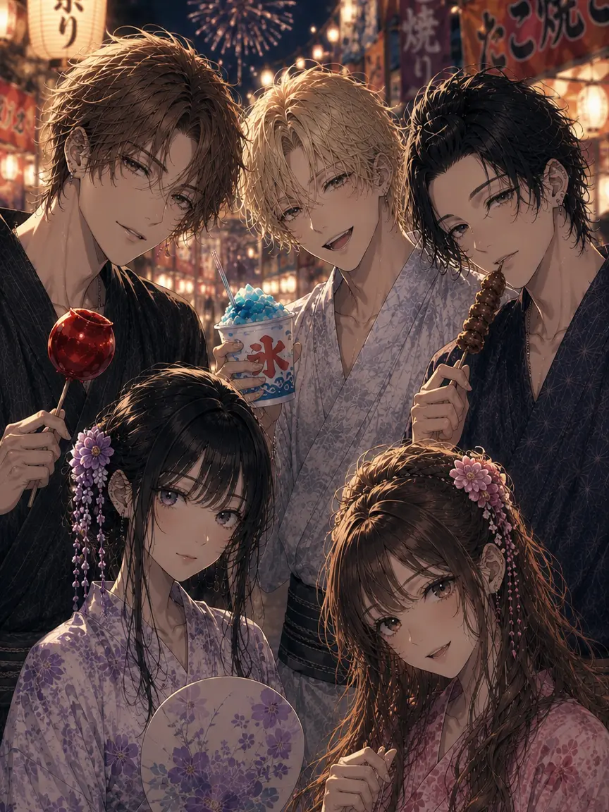 tantan_tanuki의 Summer Festival with One-Sided Loves