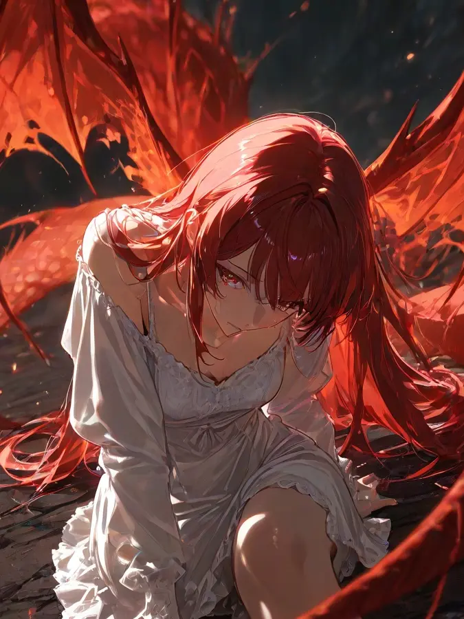 SleepyCity3173의 《루이나》-부상당한 인룡족