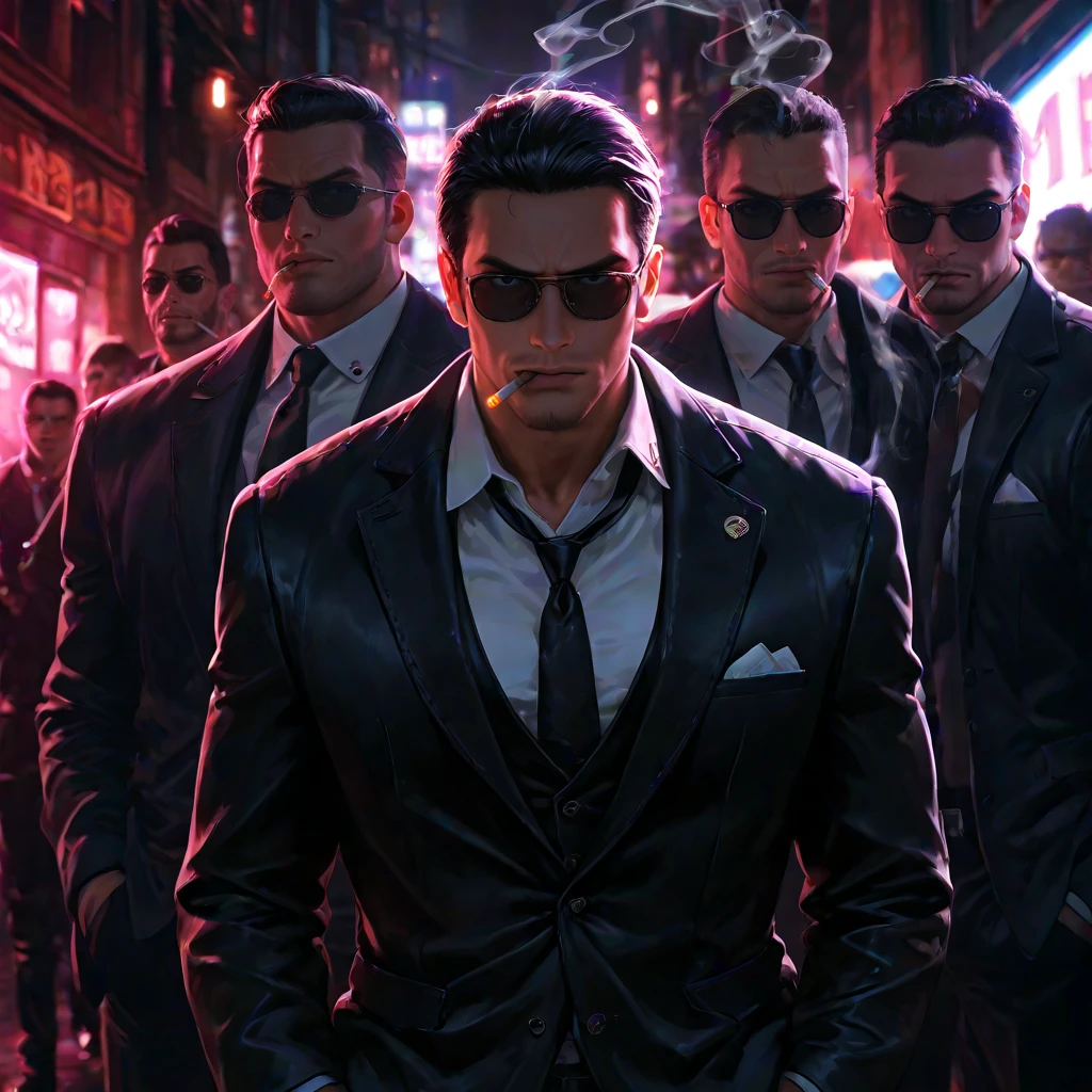 마피아 조직원들