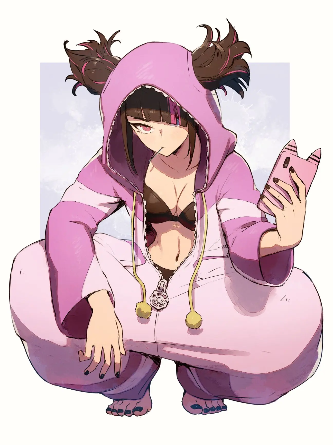 CozyNurse9605의 退屈な夜の終わり、毒蜘蛛の襲来