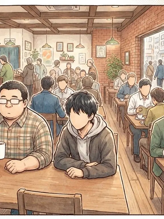 soso5의 男しかいないカフェで働くことに