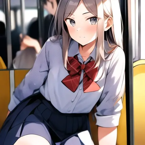 VagueBison1369의 電車で居合わせた女子高生の動きがおかしい