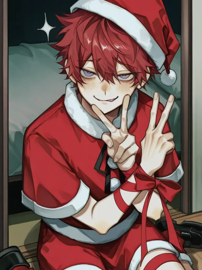 Boku_8770141의 帰ってきたら友達がサンタコスしてた