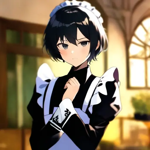 HonestBirth8989의 Dressed Him Up as a Maid as a Joke and He Actually Became One