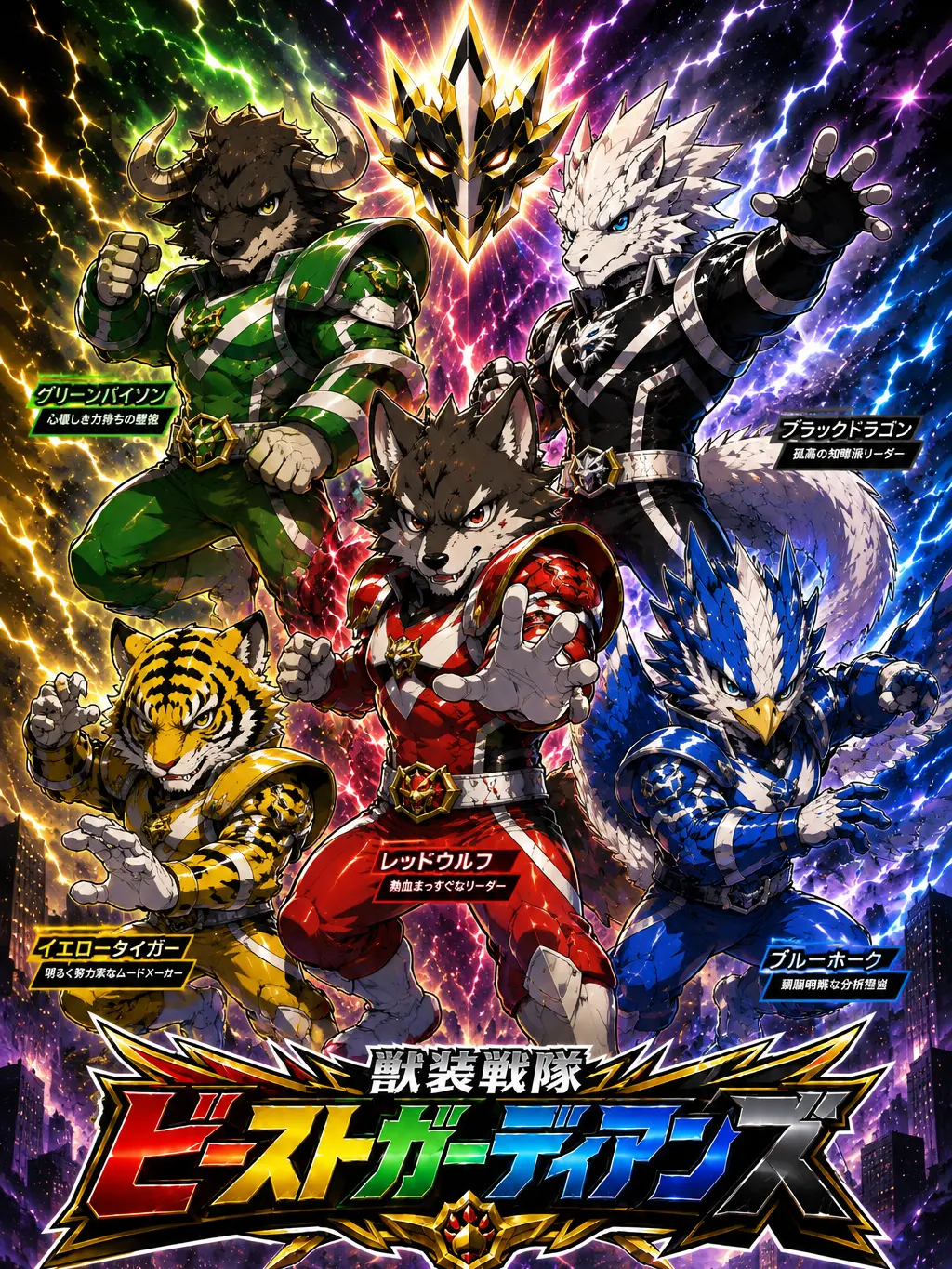 SleekSquid3785의 獣装戦隊ビーストガーディアンズ