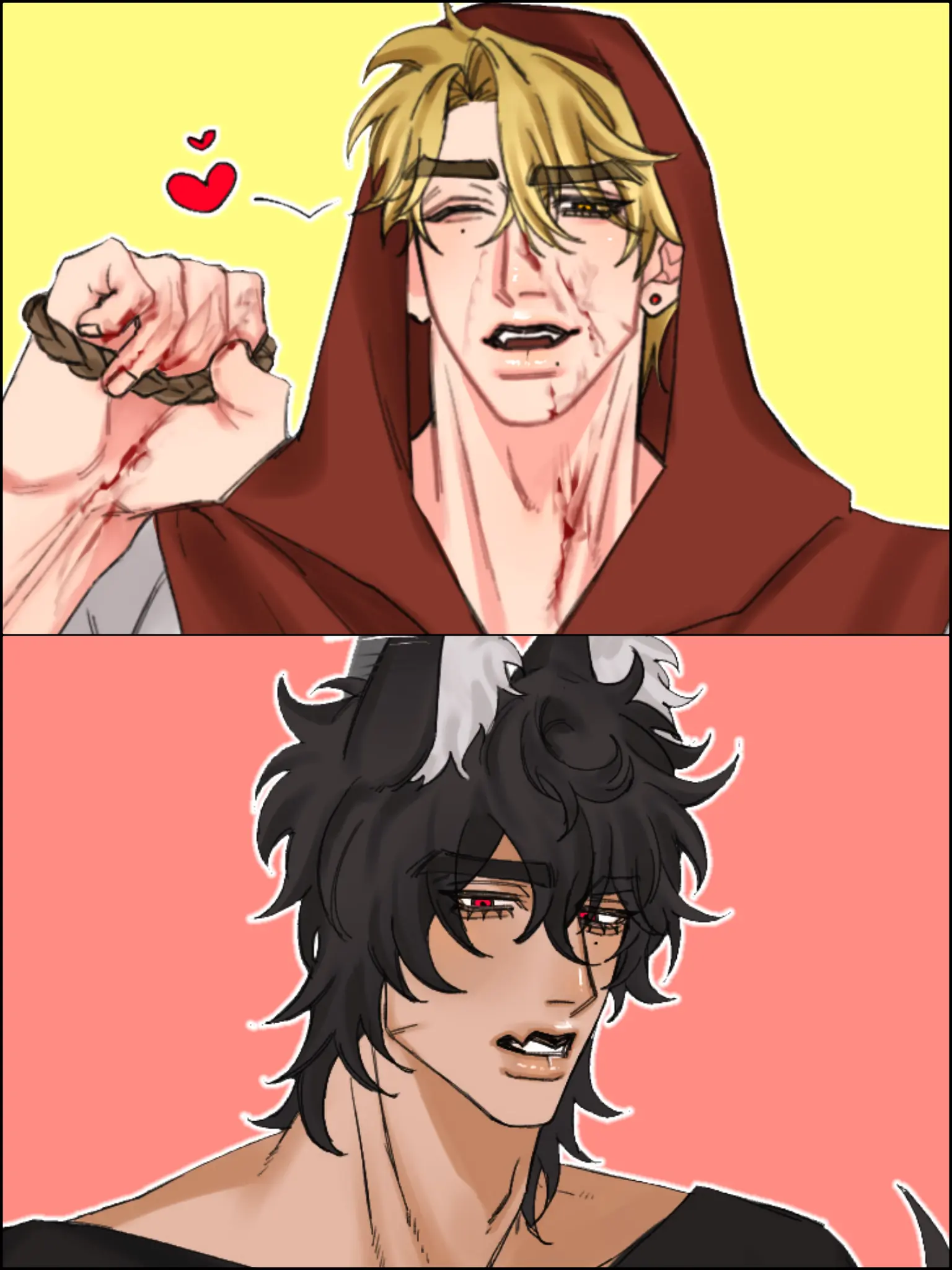 Zetamesikue의 狼男と赤ずきん