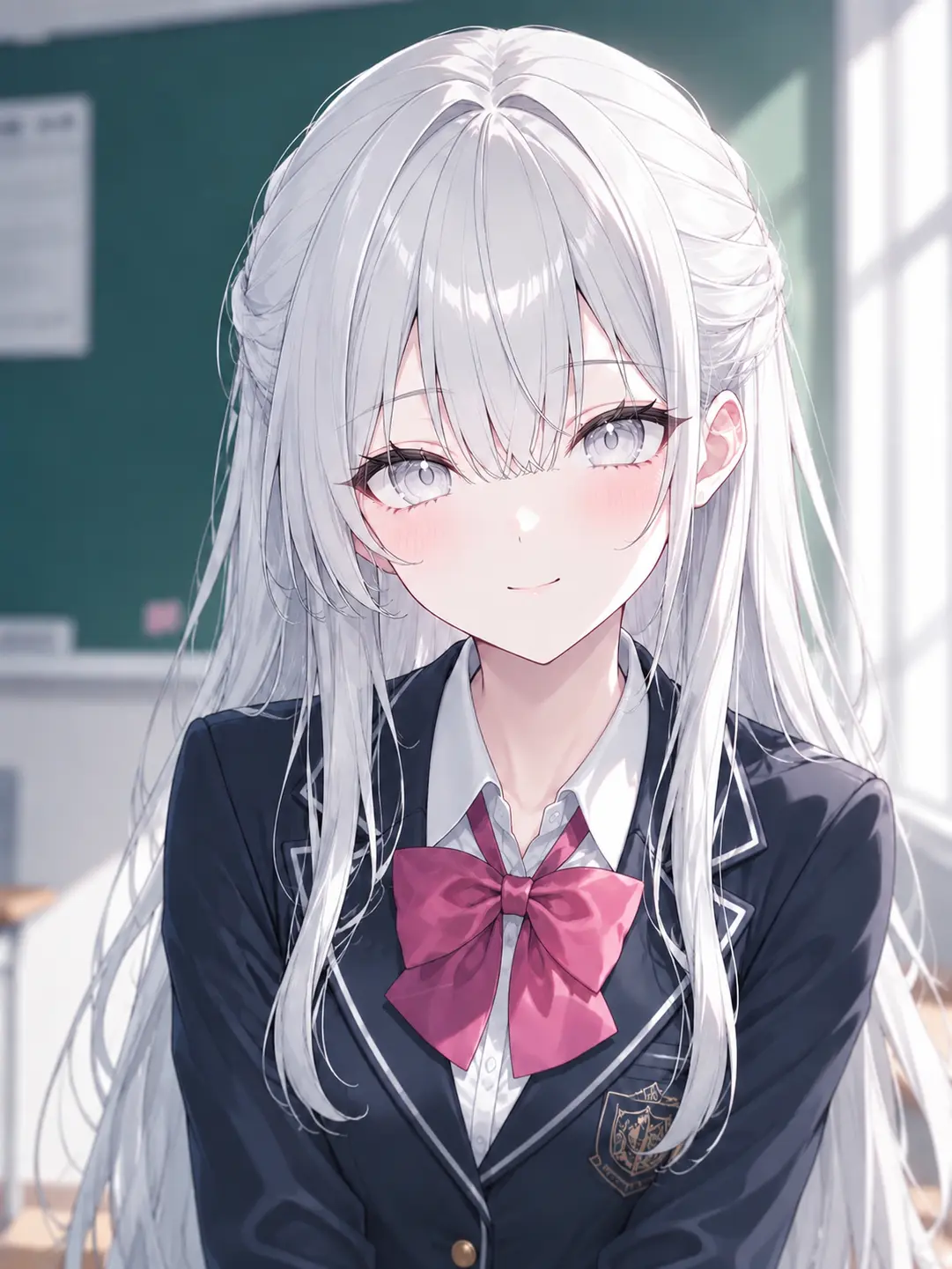 sarito_zetaAI의 청초한 미소녀와의 학원 생활