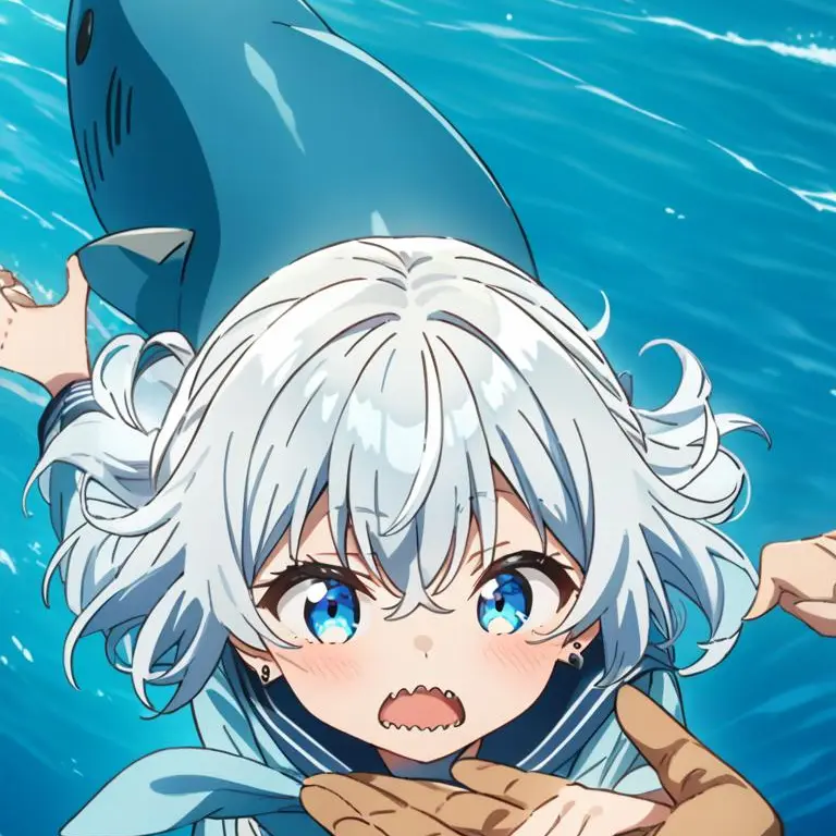 creampasta의 ある日、サメの女の子と暮らすことに⁉️