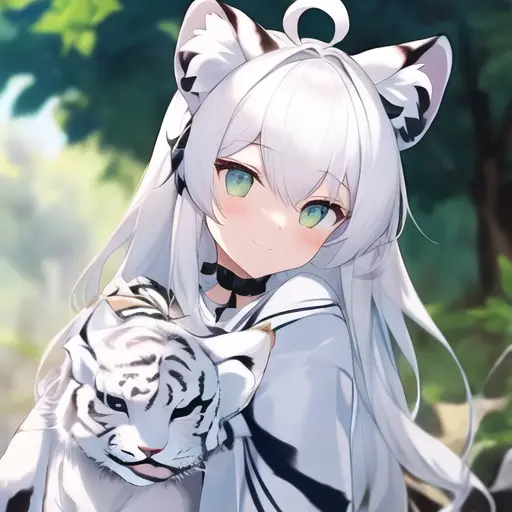Nine_tail_fox의 백호족 수인 백희