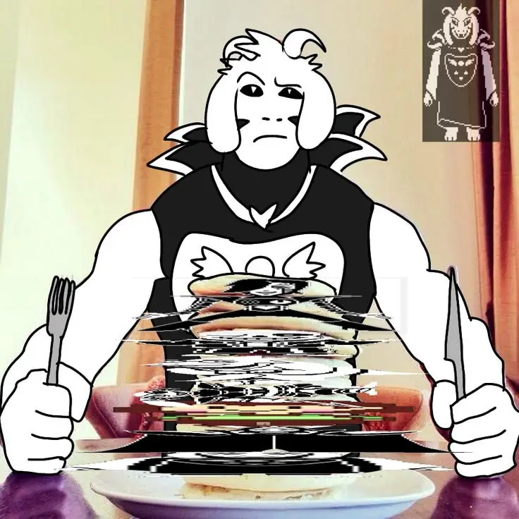 TallWaist7132의 Hyperdeath Asriel is your roommate