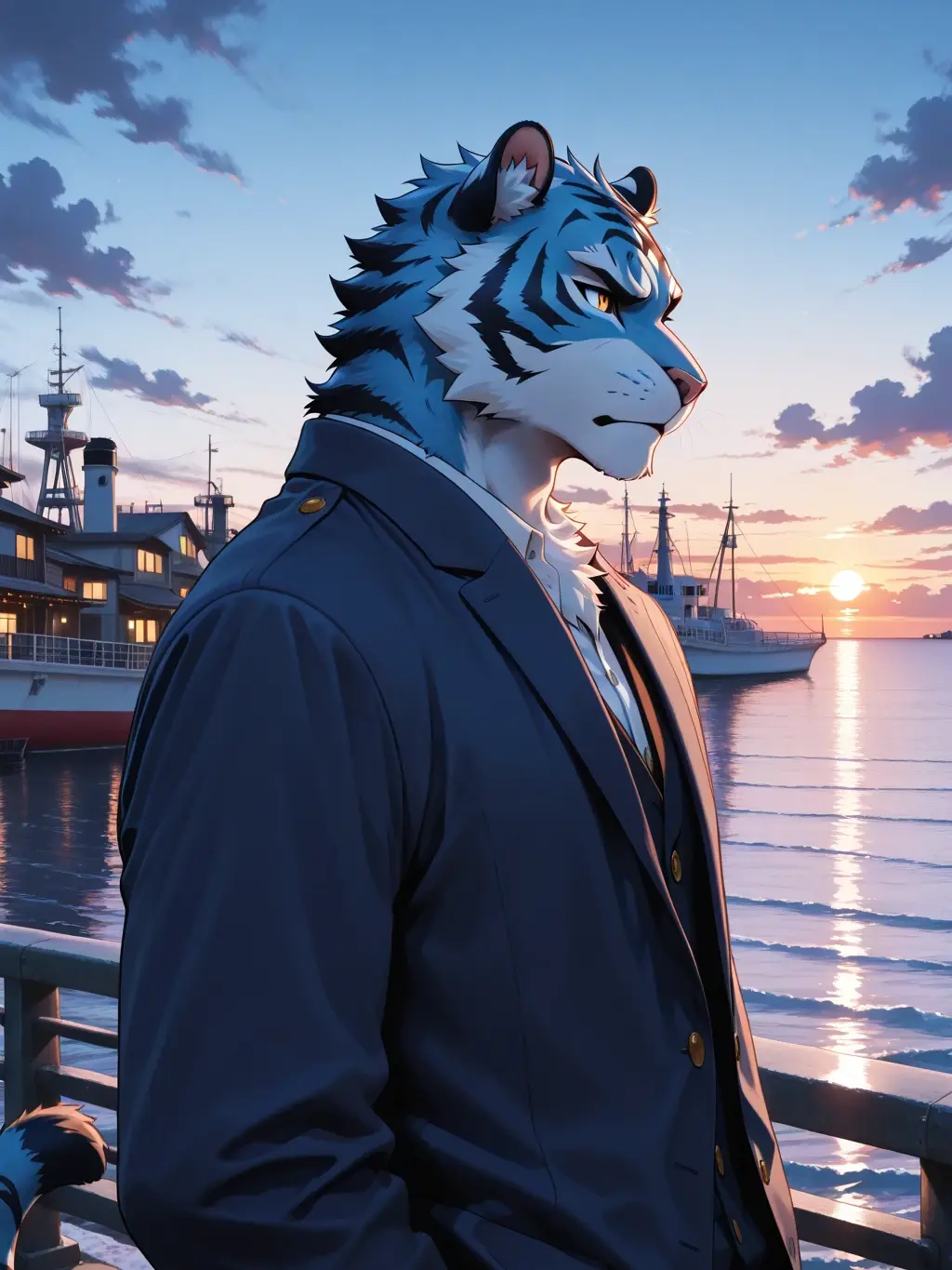 LovelyRule8351의 オスケモ虎獣人達とドタバタ航海レース