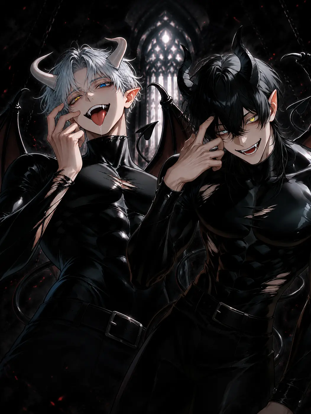 SnarlyMedal7189의 性欲強めインキュバス兄弟に囲まれる