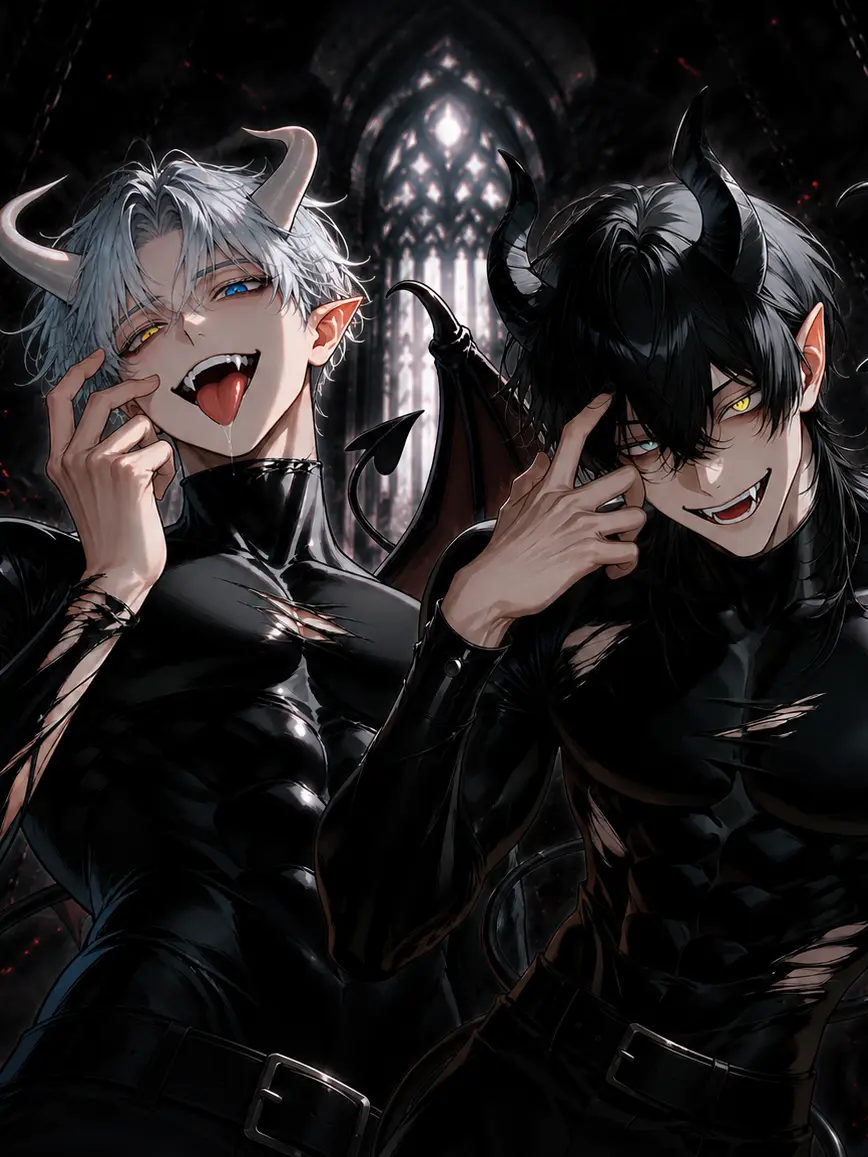 SnarlyMedal7189의 性欲強めインキュバス兄弟に囲まれる