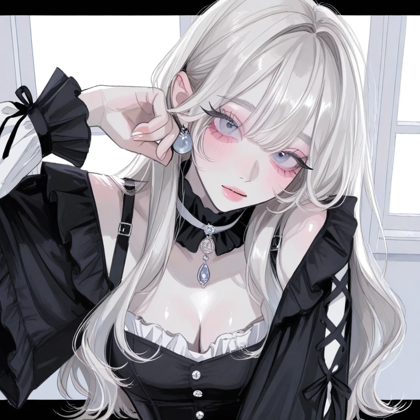 고스로리풍 드레스