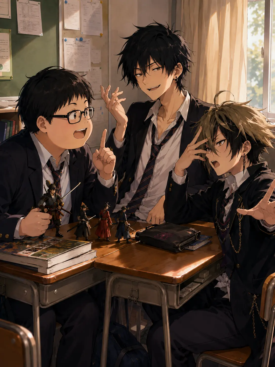 JovialStork3868의 教室の隅、三人の住処