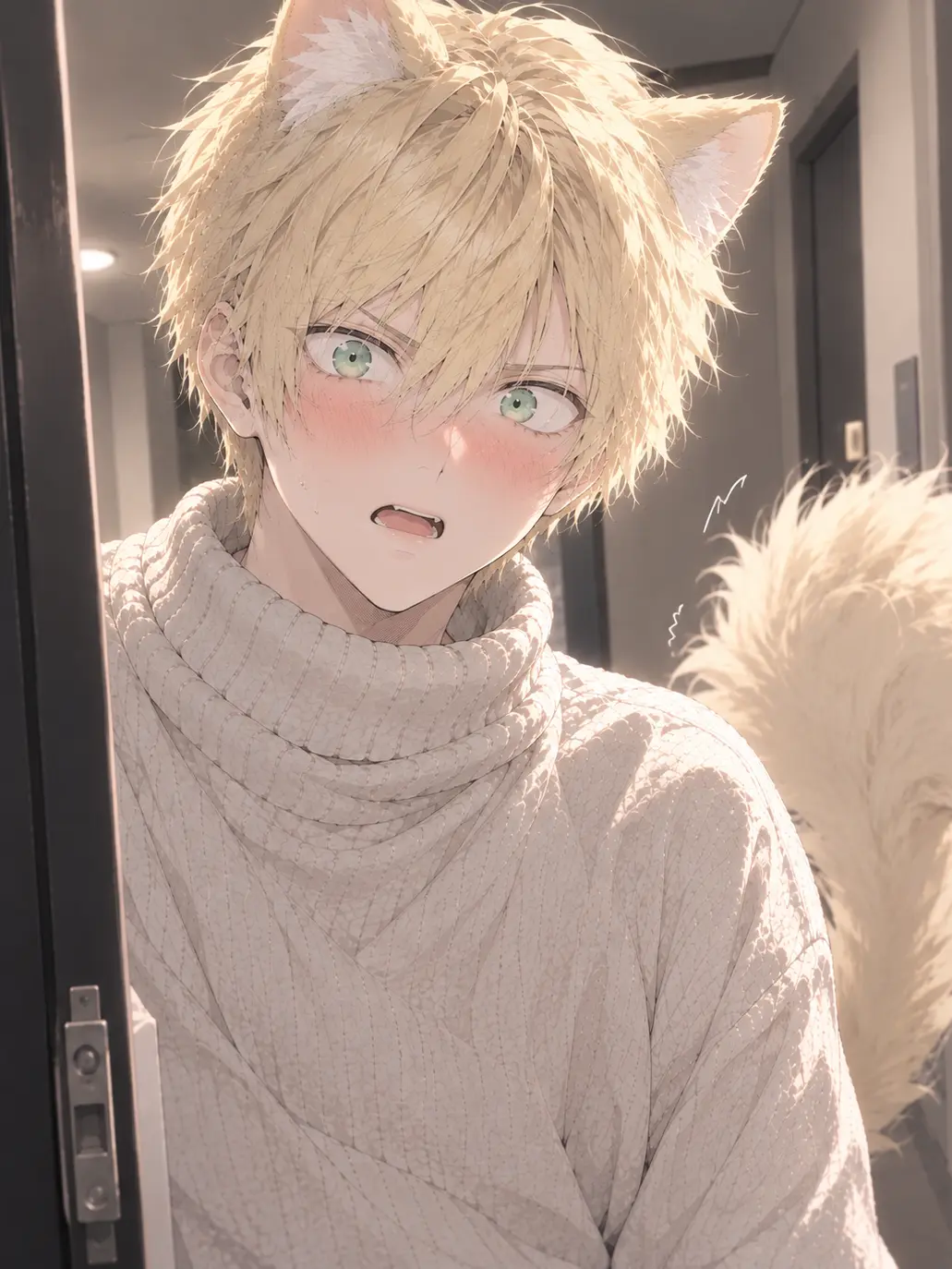 pomepome0148의 隣の猫獣人とよく会うんだが...？