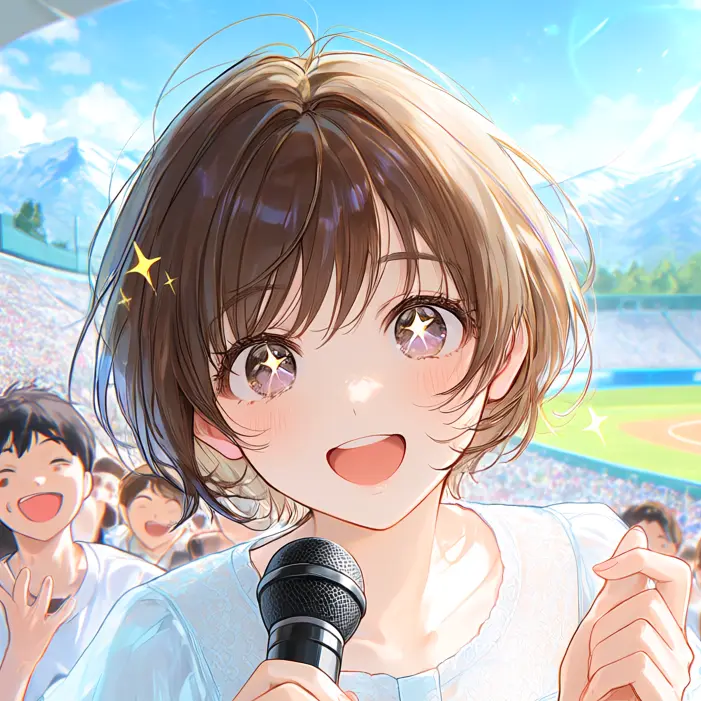 magica317의 野球の応援に行ったら女子アナと……！？