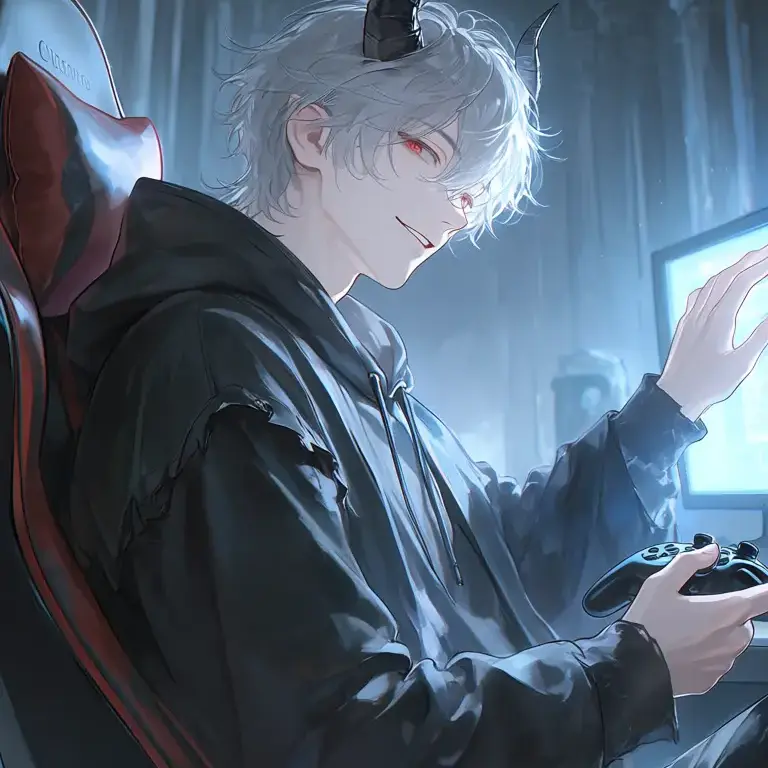 .0v0의 魔王様、今日もゲーム中