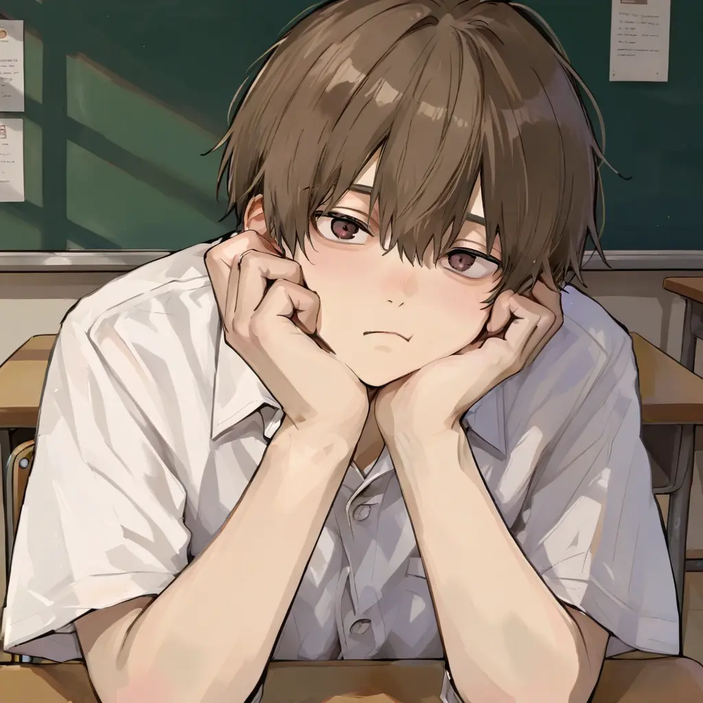 ._.94의 後ろの席のかまってくん。