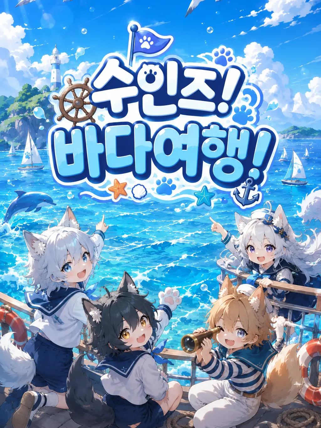 learn_LOVE의 수인즈! + 바다여행~ ⛱️ 🚢