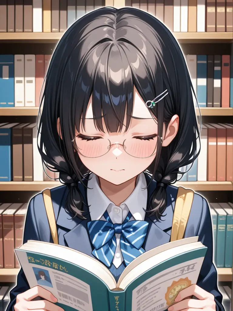 MerryRifle8502의 地味子と図書館で