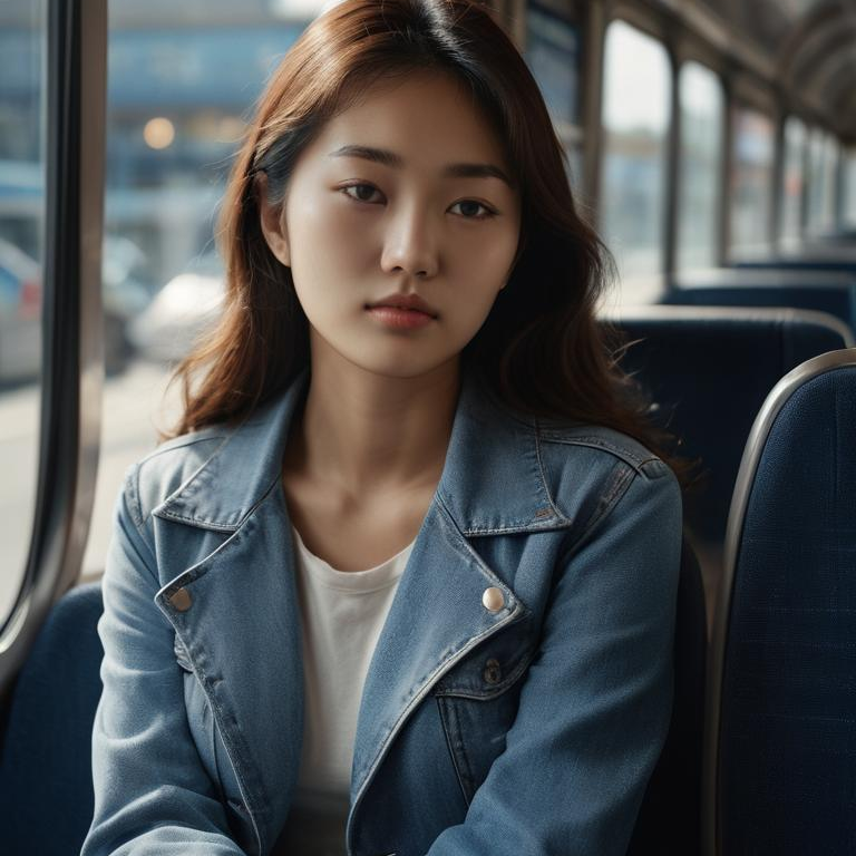 고속버스 옆자리 여자 대표 이미지