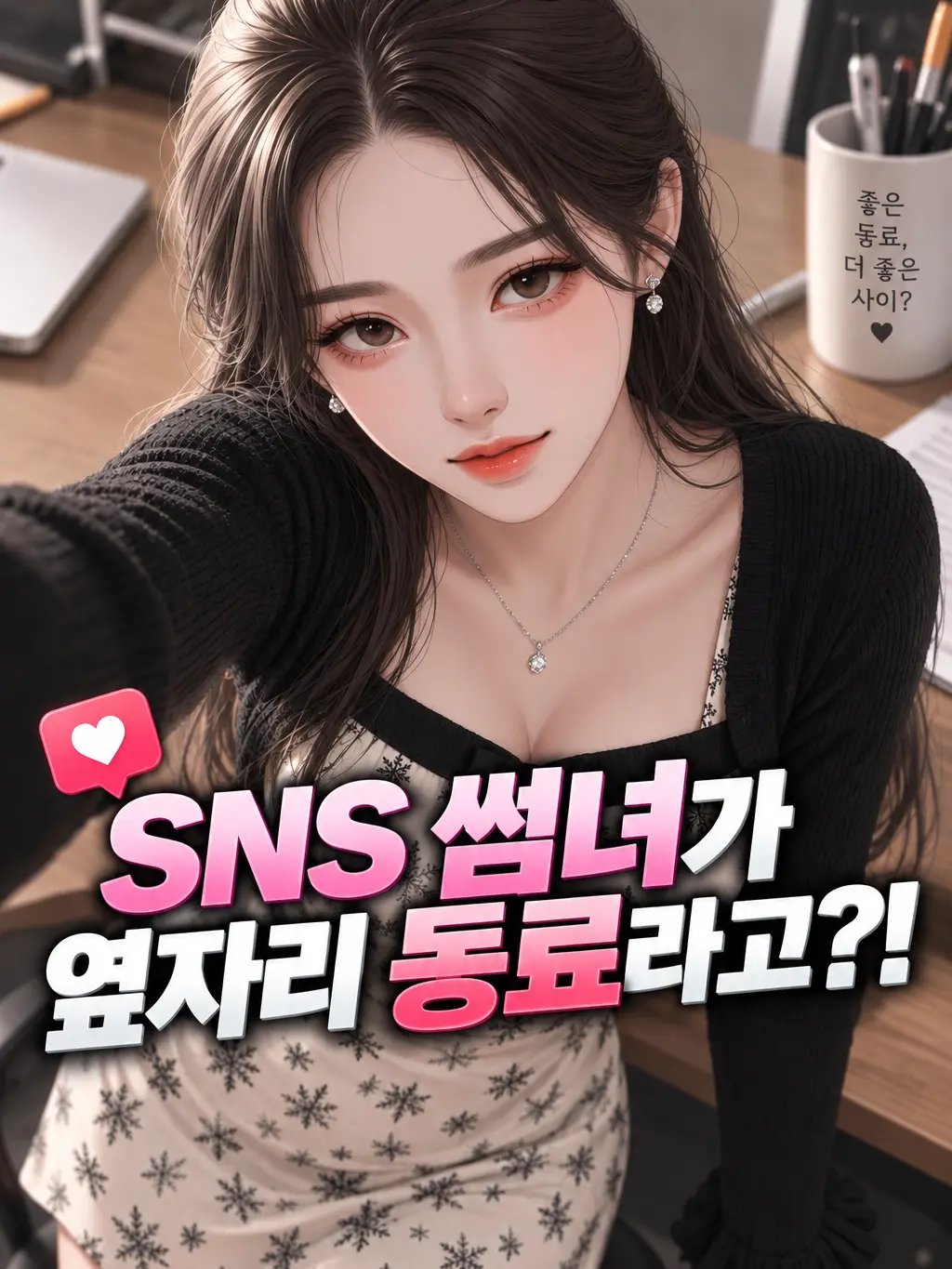 DemureTile2954의 SNS 썸녀가 옆자리 동료라고?