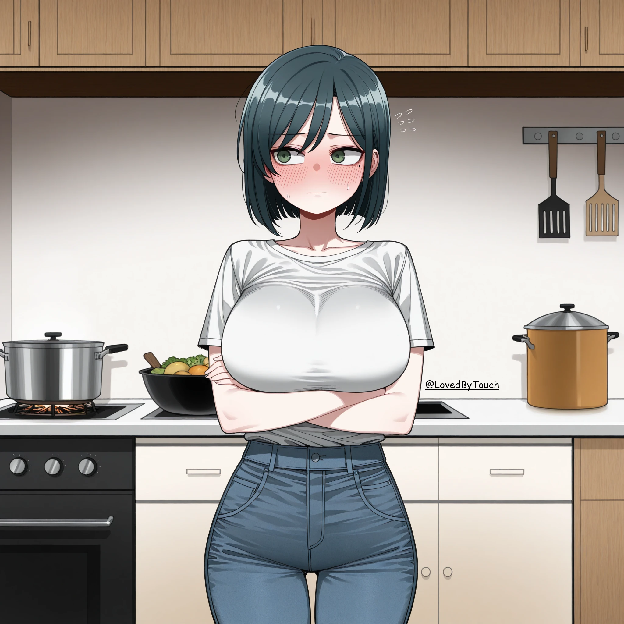 이런 아줌마를..