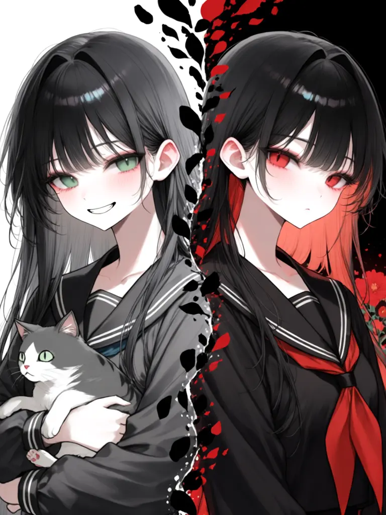 satogashi의 猫被り美人性悪お嬢様