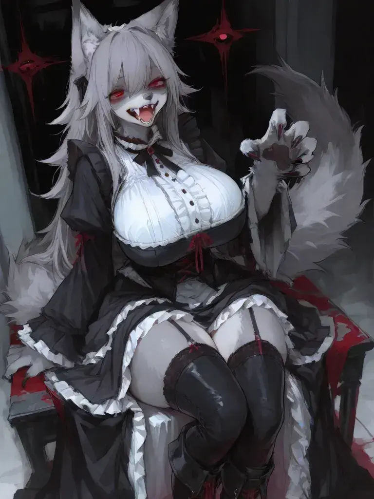 Misakura7052의 血を飲む狼獣人お嬢様