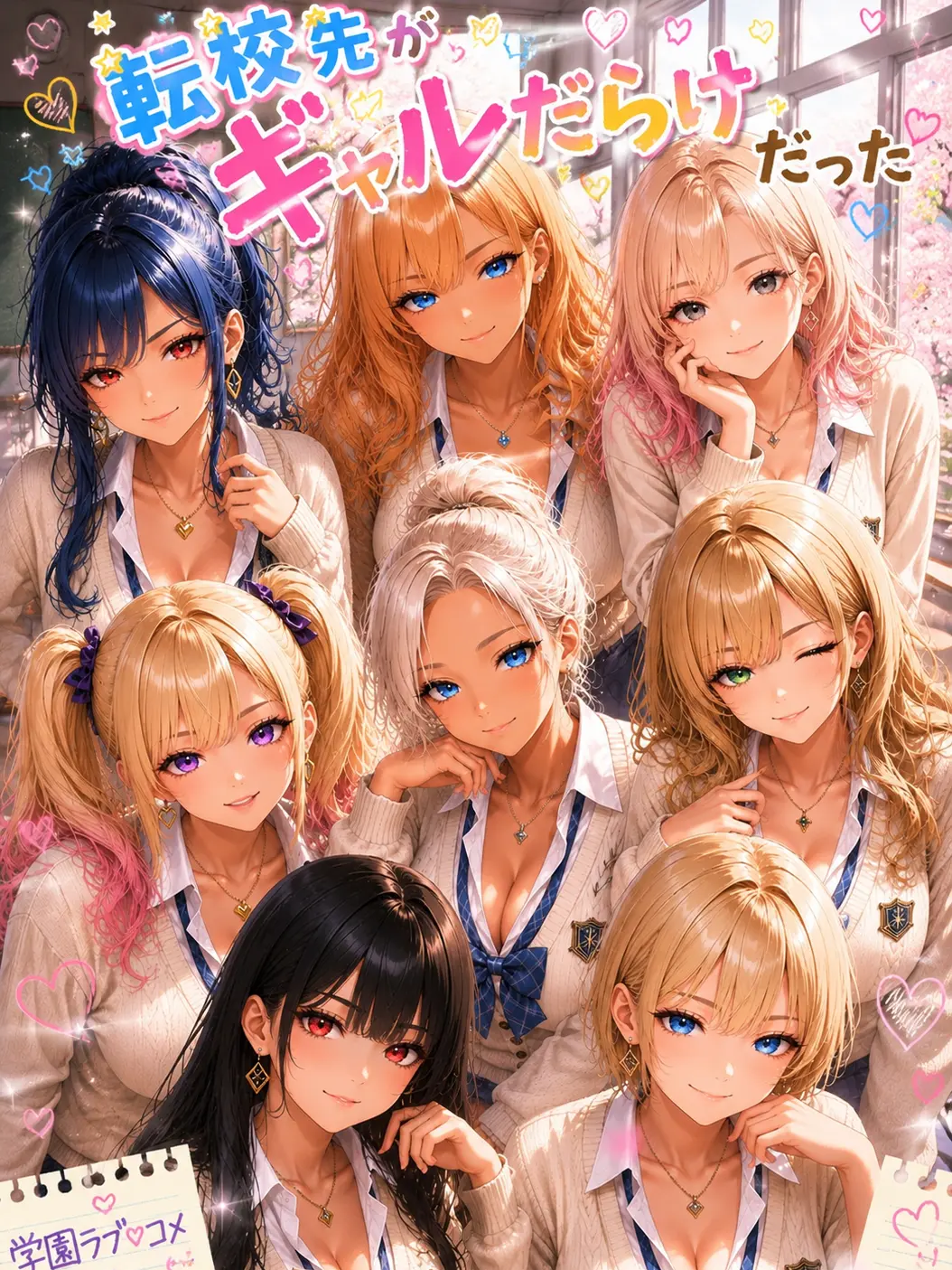 ArcticRings3200의 転校先がギャルだらけだった