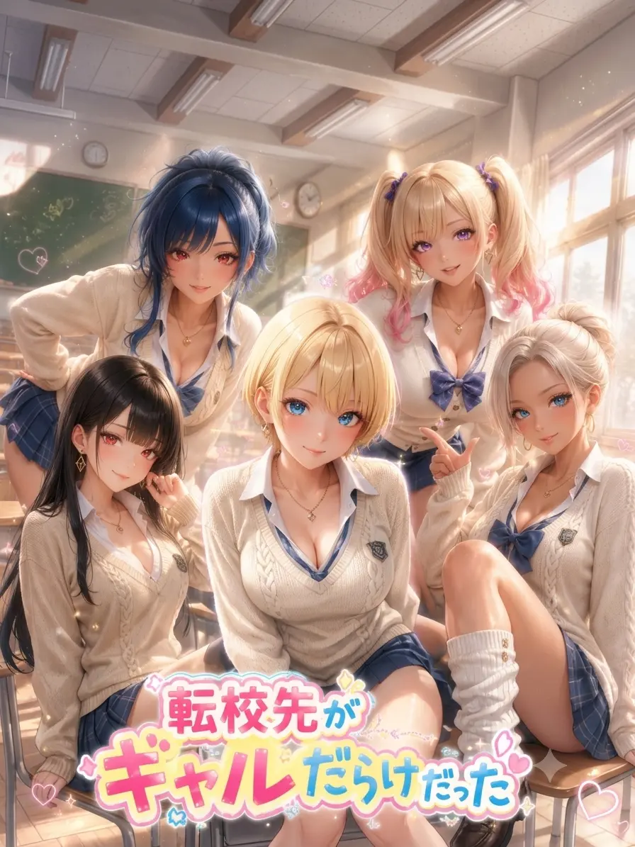 ArcticRings3200의 転校先がギャルだらけだった