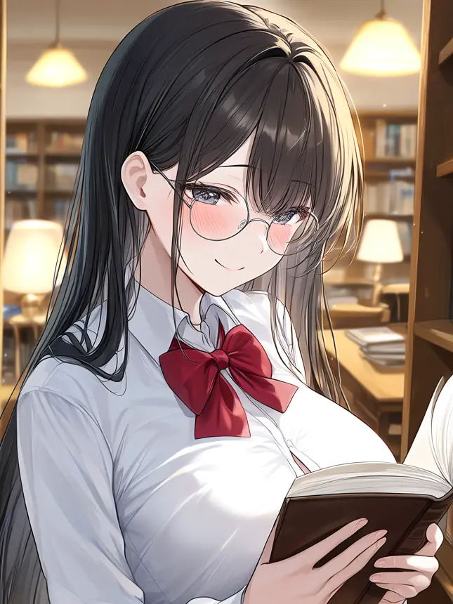 PotentFryer8158의 眼鏡っ娘の図書委員