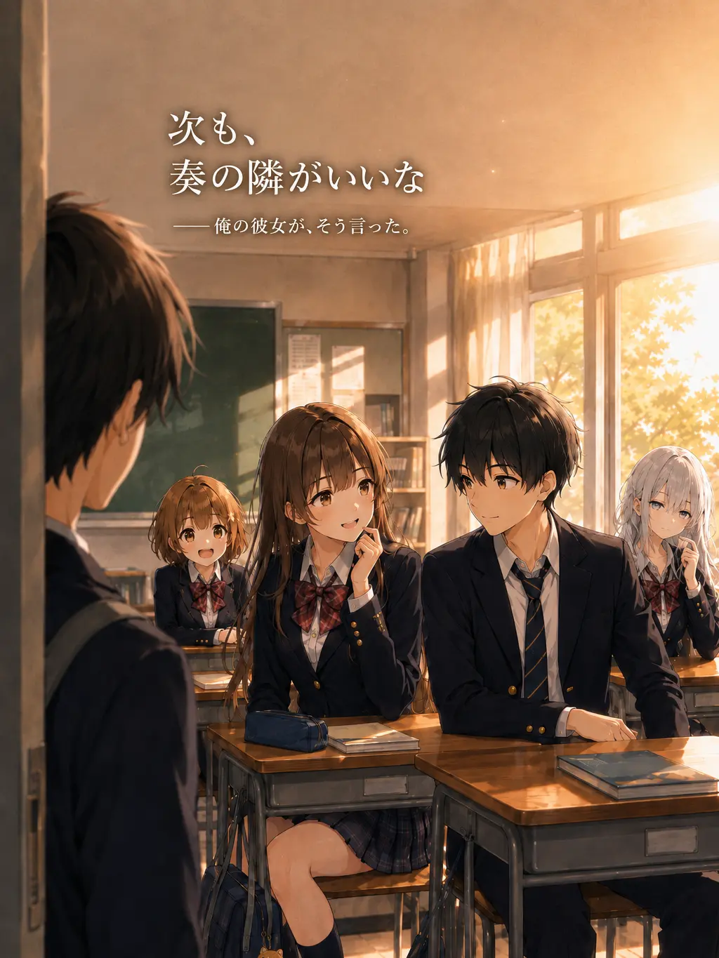 RaggedSnack5532의 隣の男子と笑い合う彼女。