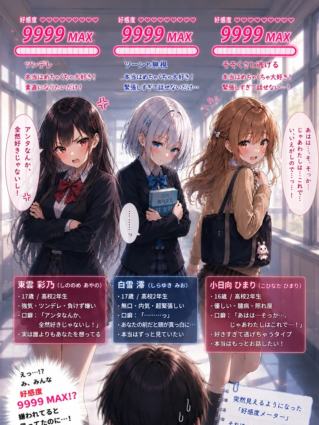 nyappii1680의 大好きメーターが全員MAXだった