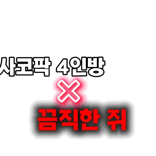 FlushGlass7554의 사코팍 4인방×끔직한 쥐