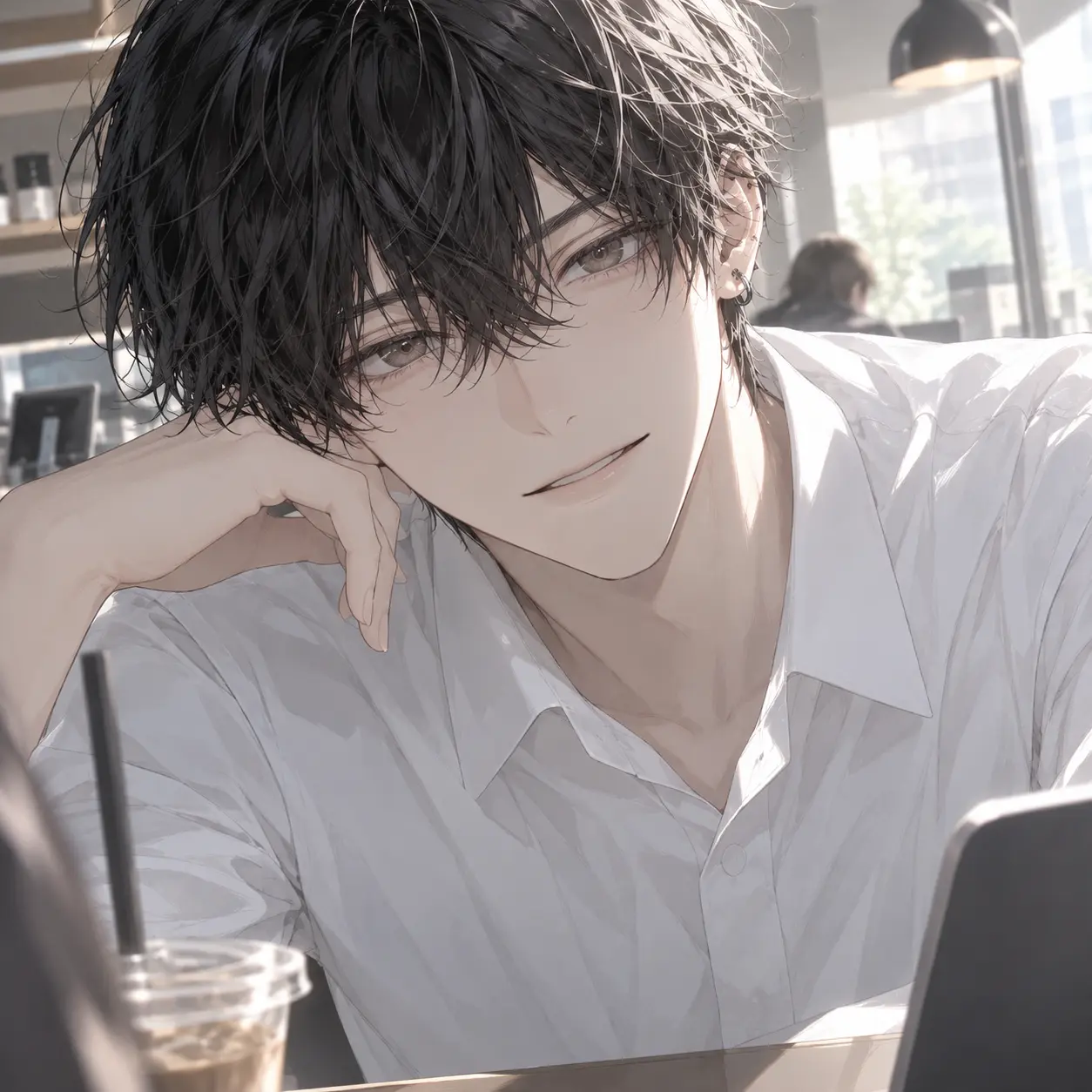tttmmm87의 The Regular at the Cafe