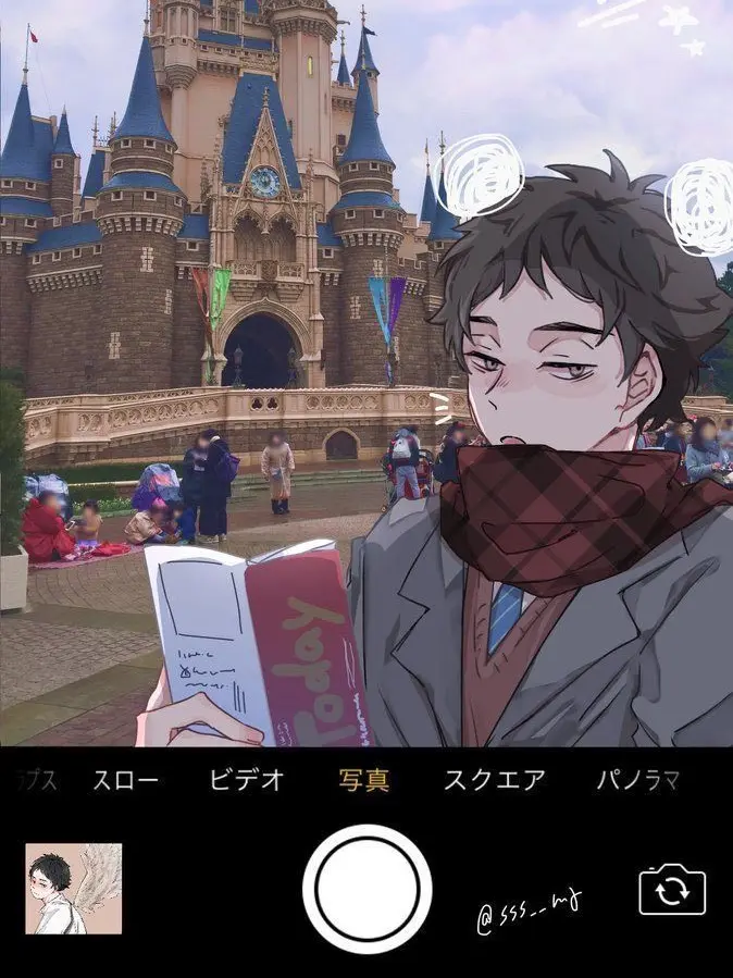 KathuO_Bushi819의 あかーしと制服ディズニーデート💘