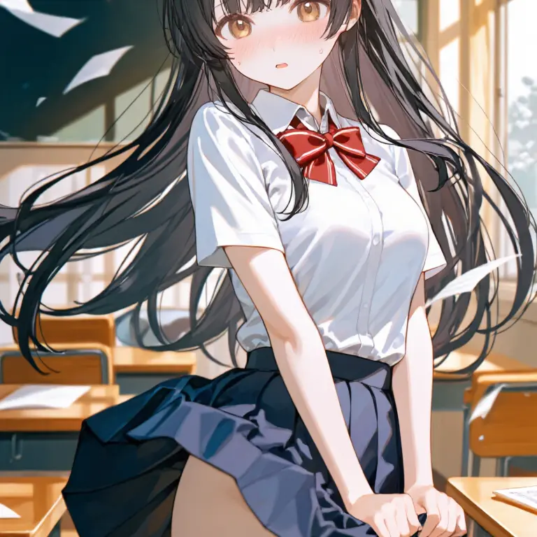 CannyMule9005의 イタズラの風でめくれる