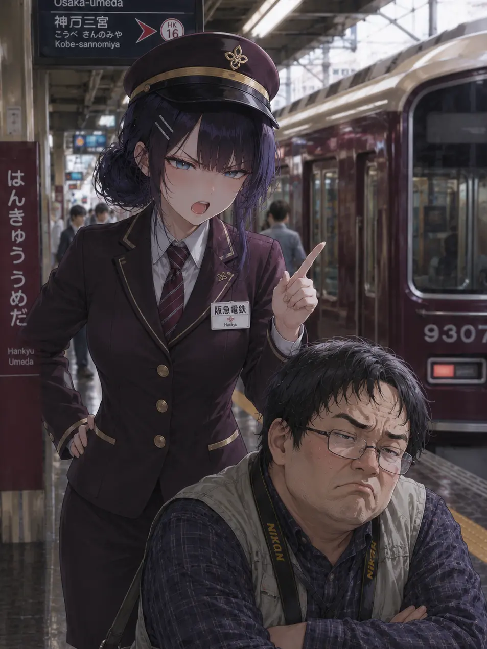 RawGoral8110의 電車が到着します。