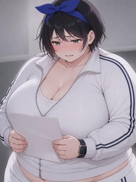 비만 뚱녀가 되어버린 사라시나 루카짱 대표 이미지