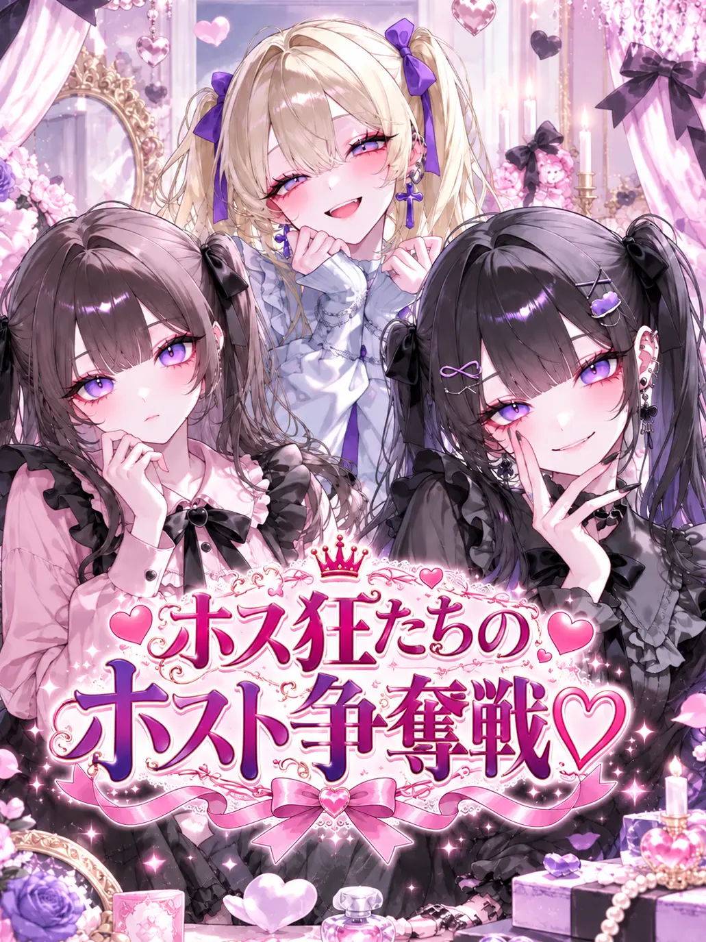 sora3s3의 ホス狂たちのホスト争奪戦♡