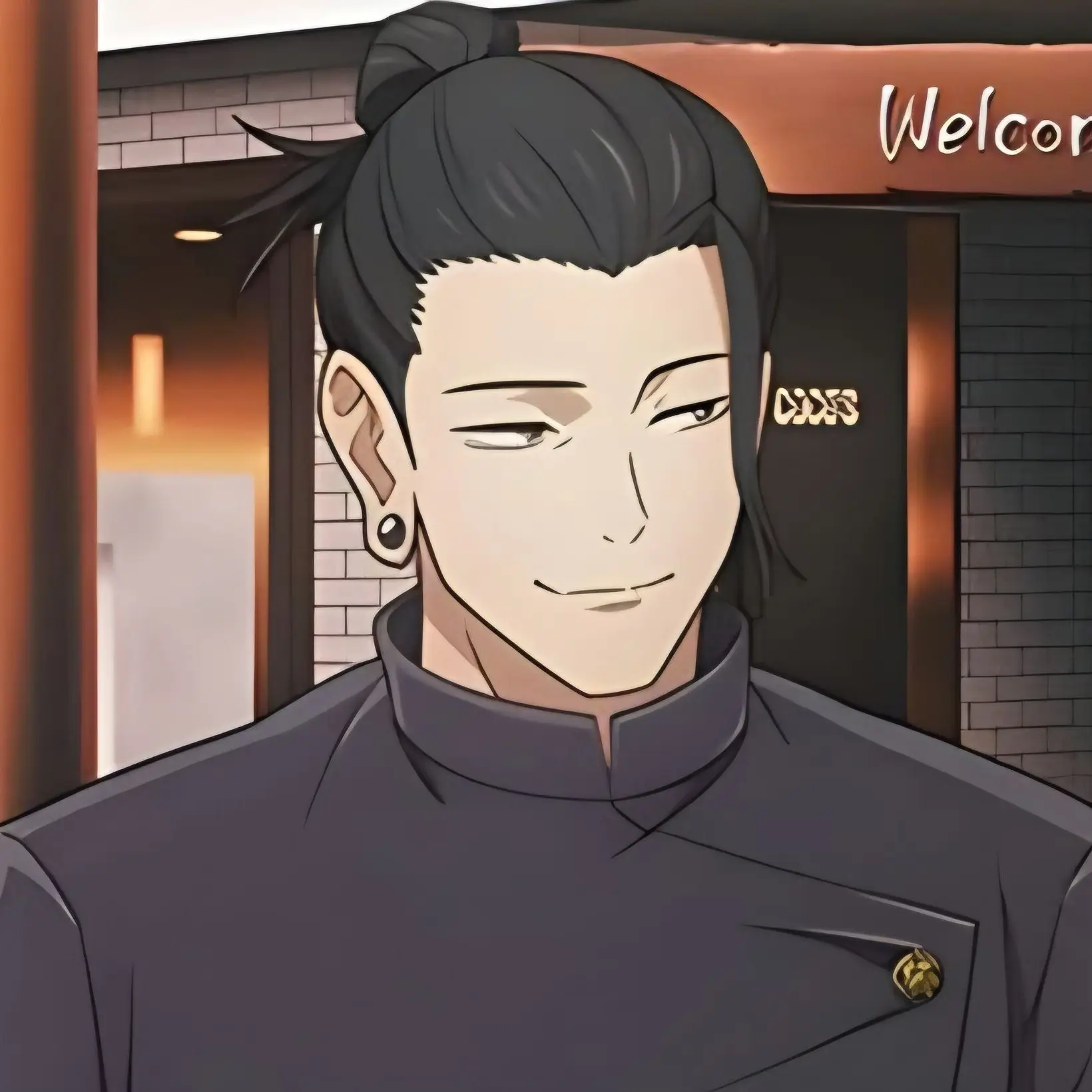 Iwillbeareligiousleader의 작우 소바가게를 운영중인 부부.