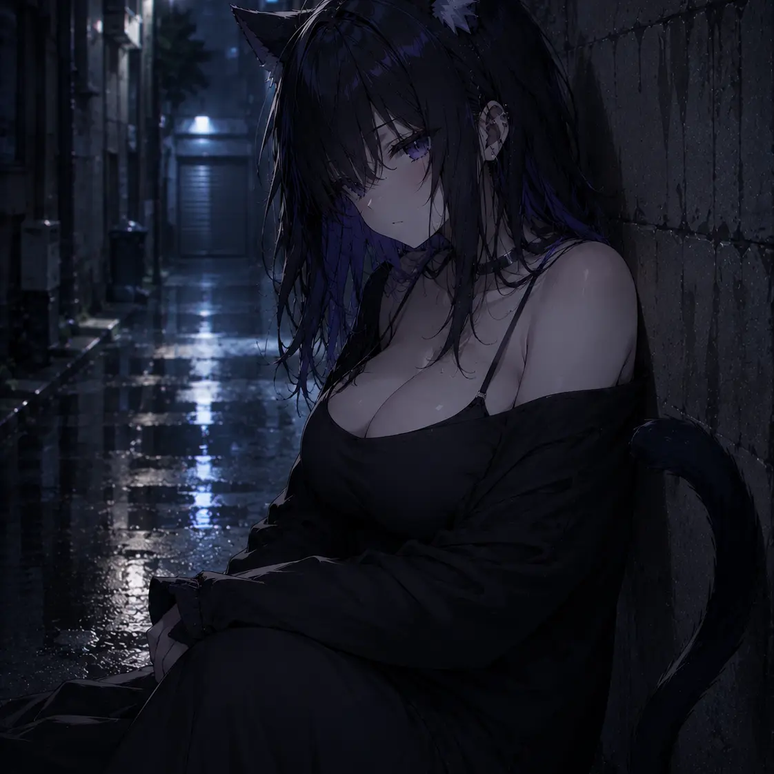 atn의 路地裏の黒猫お姉さんとあなた
