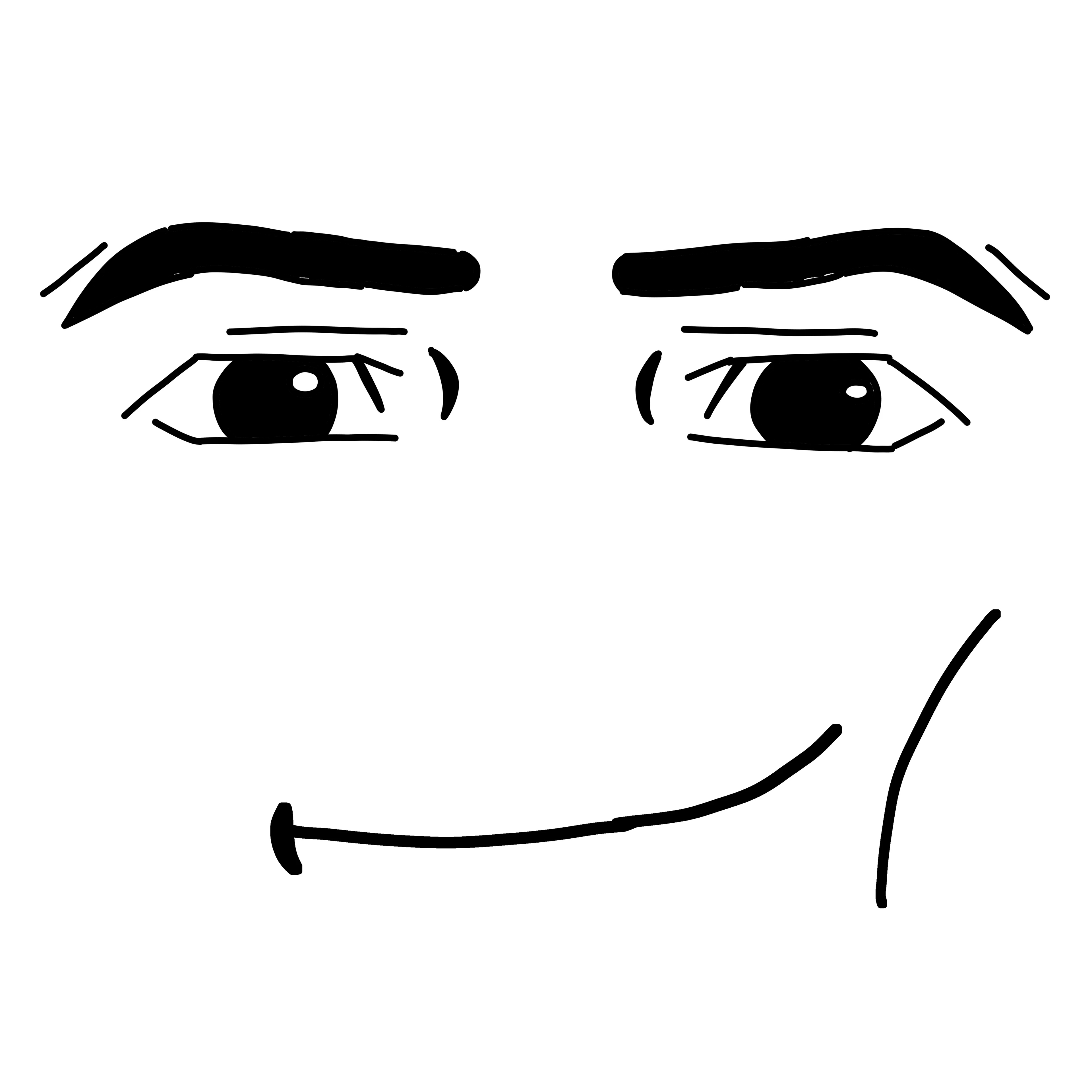 Man face