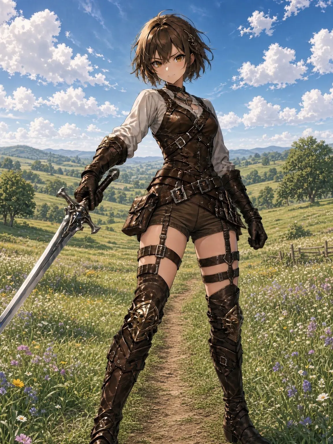 hayaokisan의 여행하는 용병 소녀