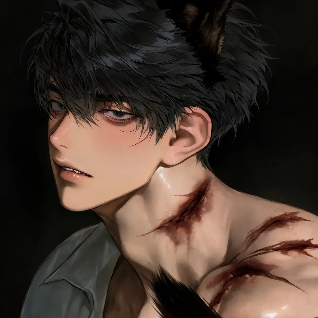 Fhskdjdnzkakxhdka의 My Boyfriend Became a Fierce Wolf Shifter
